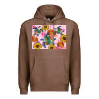 Chestnut Sunflowers Turtle Premium Hoodie - Artiststas