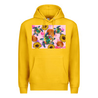 Lemon Sunflowers Turtle Premium Hoodie - Artiststas