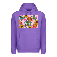 Purple Sunflowers Turtle Premium Hoodie - Artiststas
