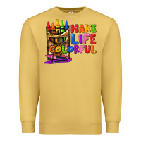 Antique Gold make life colorful Premium Sweatshirt - texasbilliewilder