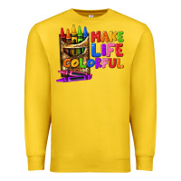 Lemon make life colorful Premium Sweatshirt - texasbilliewilder