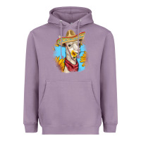 Lavender Sombrero Llama Heavyweight Hoodie - RanaPortraitStore