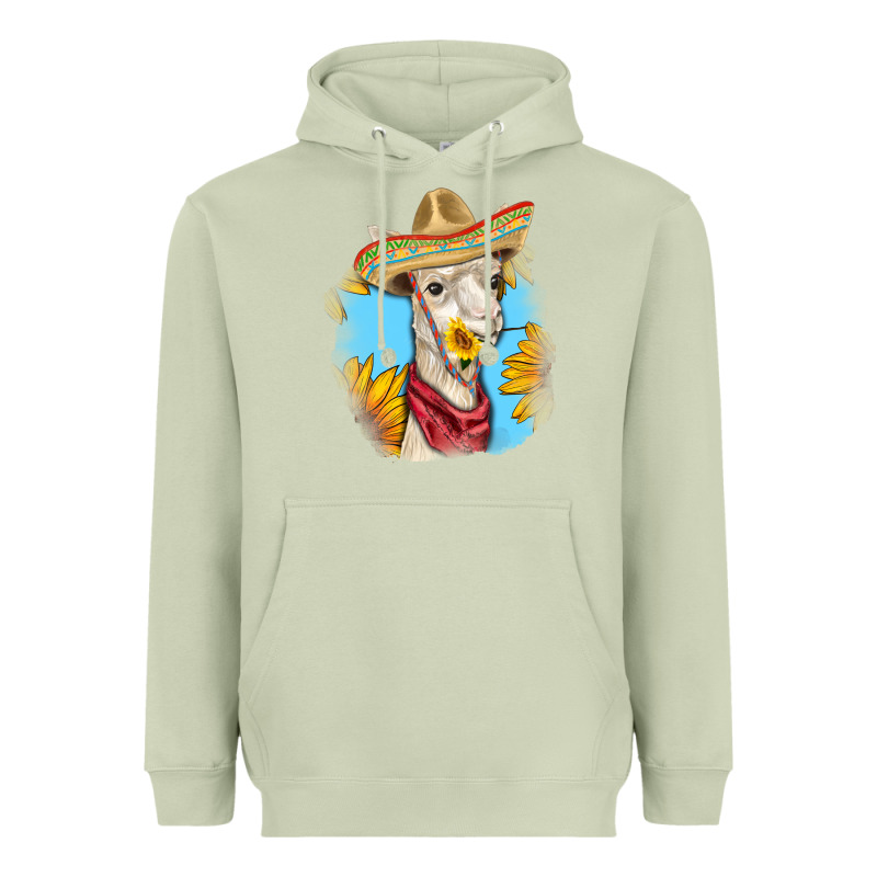 Sombrero Llama Heavyweight Hoodie by RanaPortraitStore | Teevron