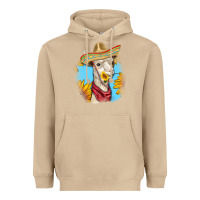 Mushroom Sombrero Llama Heavyweight Hoodie - RanaPortraitStore