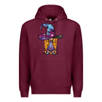 Burgundy witch gnome with poison Premium Hoodie - BundleAndBundleShop
