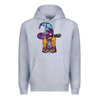 Heather Grey witch gnome with poison Premium Hoodie - BundleAndBundleShop