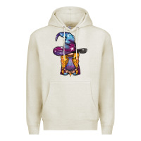 Oatmeal Heather witch gnome with poison Premium Hoodie - BundleAndBundleShop