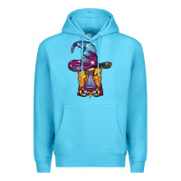 Ocean Blue witch gnome with poison Premium Hoodie - BundleAndBundleShop