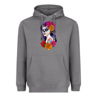 Storm sugar skull girl Heavyweight Hoodie - RanaPortraitStore