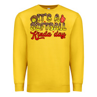 Lemon it s a softball kinda day Premium Sweatshirt - Zillion Design Studio