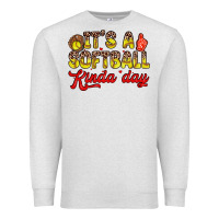 It S A Softball Kinda Day Premium Sweatshirt | Teevron