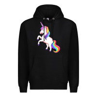 Black unicorn Premium Hoodie - Artiststas
