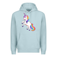Blue Mist unicorn Premium Hoodie - Artiststas