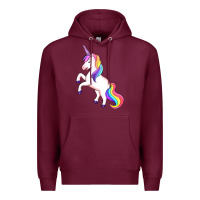 Burgundy unicorn Premium Hoodie - Artiststas