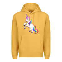 Mustard unicorn Premium Hoodie - Artiststas