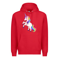 Red unicorn Premium Hoodie - Artiststas