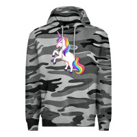 Slate Camo unicorn Premium Hoodie - Artiststas