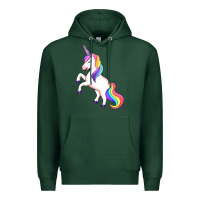 Sports Green unicorn Premium Hoodie - Artiststas