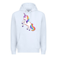 White unicorn Premium Hoodie - Artiststas