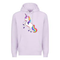 Lilac unicorn Premium Hoodie - Artiststas