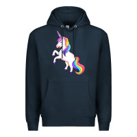 Navy unicorn Premium Hoodie - Artiststas