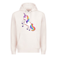 Pale Pink unicorn Premium Hoodie - Artiststas