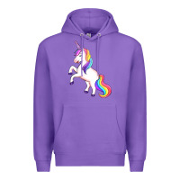 Purple unicorn Premium Hoodie - Artiststas