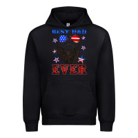Black best dad ever american flag Urban Hoodie - Artiststas
