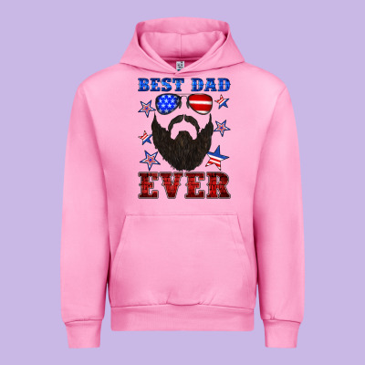 Best Dad Ever American Flag Urban Hoodie Designed By Artiststas