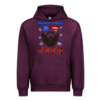 Mauve Wine best dad ever american flag Urban Hoodie - Artiststas
