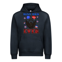 Navy best dad ever american flag Urban Hoodie - Artiststas