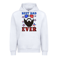 White best dad ever american flag Urban Hoodie - Artiststas