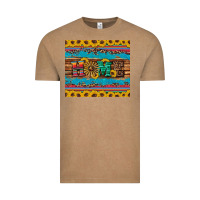 Vintage Coffee western home wind wheel sunflowers Vintage Tee - Artiststas