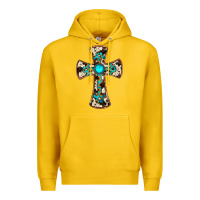 Lemon cowhide gemstone  cross Premium Hoodie - JahusDesignShop