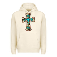 Tofu cowhide gemstone  cross Premium Hoodie - JahusDesignShop