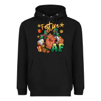 Black festive af christmas black man sneakers Heavyweight Hoodie - RanaPortraitStore