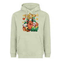 Matcha festive af christmas black man sneakers Heavyweight Hoodie - RanaPortraitStore