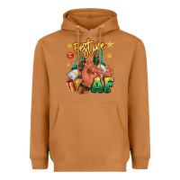 Meerkat festive af christmas black man sneakers Heavyweight Hoodie - RanaPortraitStore