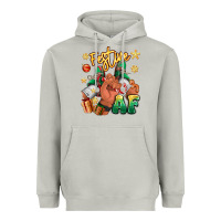 Festive Af Christmas Black Man Sneakers Heavyweight Hoodie | Teevron