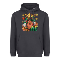 Smoke festive af christmas black man sneakers Heavyweight Hoodie - RanaPortraitStore