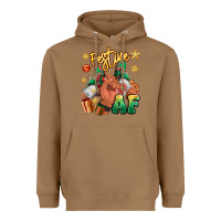 Toasted Coconut festive af christmas black man sneakers Heavyweight Hoodie - RanaPortraitStore