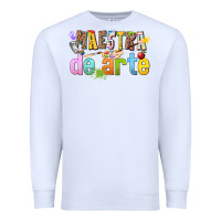 White maestra de arte Premium Sweatshirt - texasbilliewilder