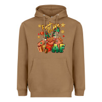Toasted Coconut festive af christmas black kid sneakers Heavyweight Hoodie - RanaPortraitStore