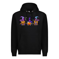 Black witch gnomes Halloween Premium Hoodie - BundleAndBundleShop