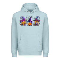 Blue Mist witch gnomes Halloween Premium Hoodie - BundleAndBundleShop