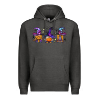 Charcoal Heather witch gnomes Halloween Premium Hoodie - BundleAndBundleShop