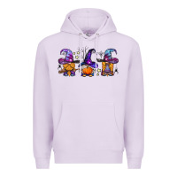 Lilac witch gnomes Halloween Premium Hoodie - BundleAndBundleShop