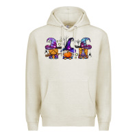 Oatmeal Heather witch gnomes Halloween Premium Hoodie - BundleAndBundleShop