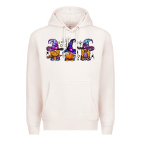 Pale Pink witch gnomes Halloween Premium Hoodie - BundleAndBundleShop