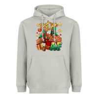 Festive Af Christmas Black Girl Children Sneakers Heavyweight Hoodie | Teevron